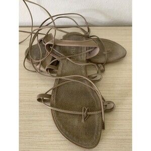 Vintage Gladiator strap Leather Dance Shoes by DANSHUZ style  6243 Sz 7M